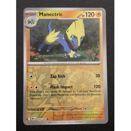 Manectric 076/182 - Reverse Holo Uncommon