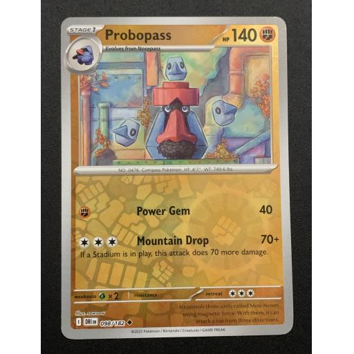 Probopass 098/182 - Reverse Holo Uncommon