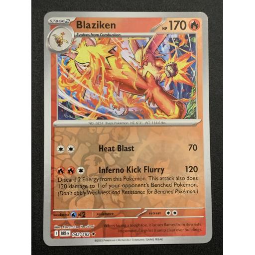 Blaziken 042/182 - Reverse Holo Rare