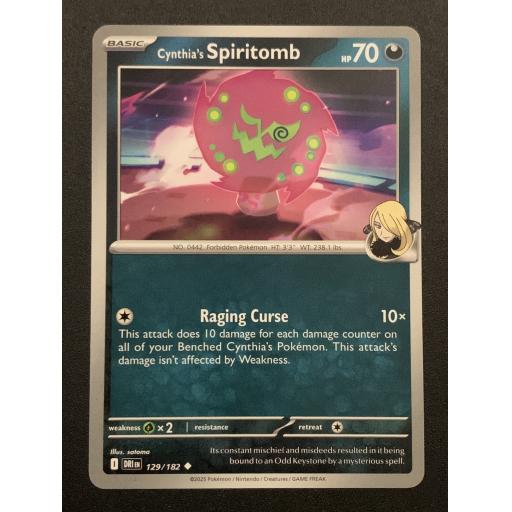 Cynthia's Spiritomb 129/182 - Uncommon