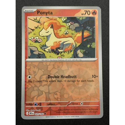 Ponyta 029/182 - Reverse Holo Common