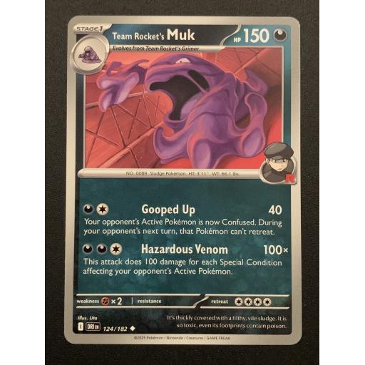 Team Rocket's Muk 124/182 - Uncommon