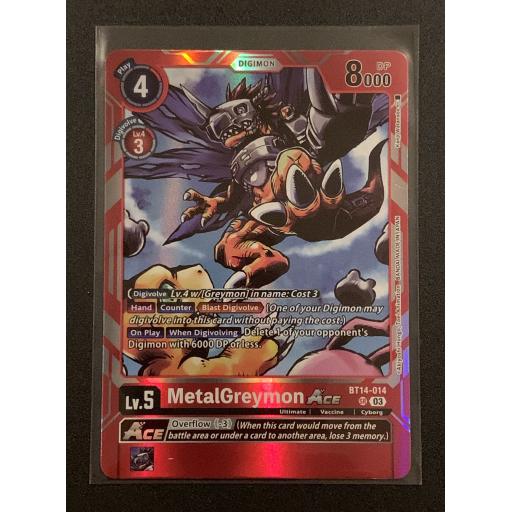 MetalGreymon Ace - BT14-014 SR
