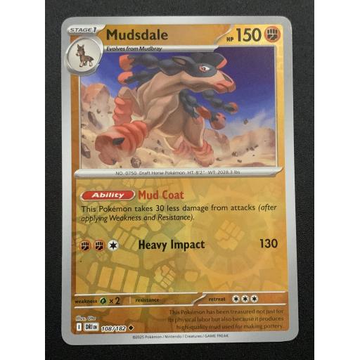 Mudsdale 108/182 - Reverse Holo Uncommon