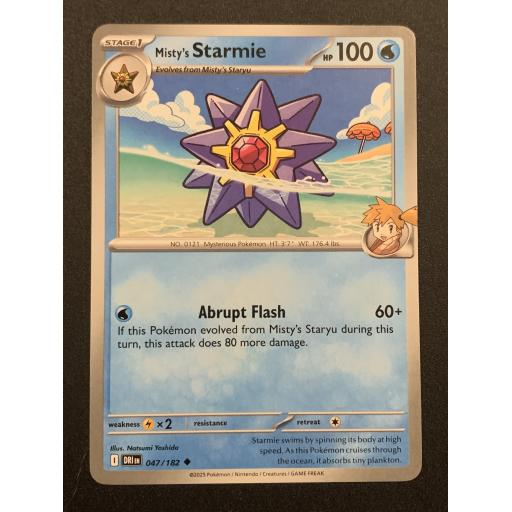 Misty's Starmie 047/182 - Uncommon