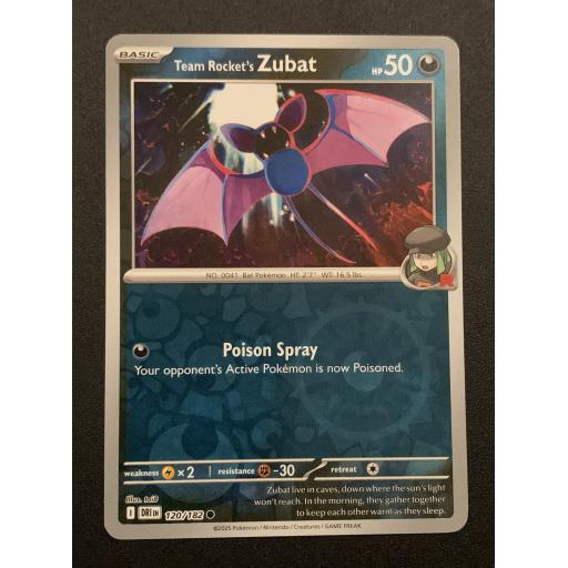 Team Rocket's Zubat 120/182 - Reverse Holo Common