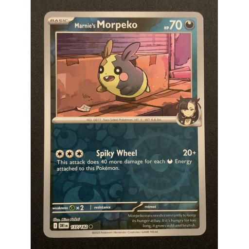Marnie's Morpeko 137/182 - Reverse Holo Common