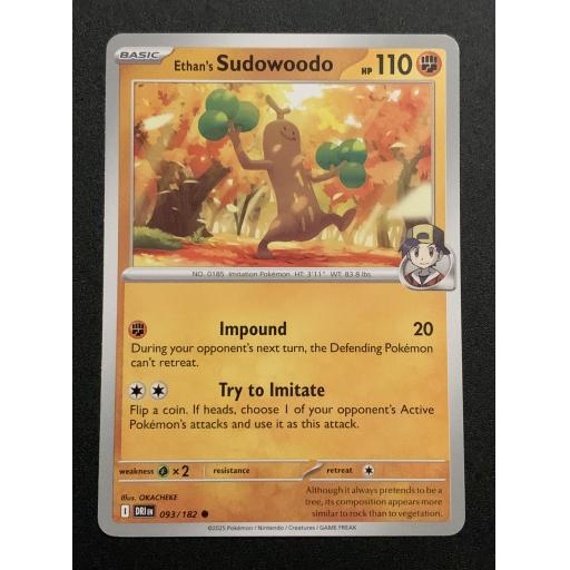 Ethan's Sudowoodo 093/182 - Common