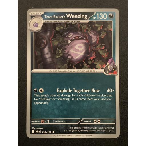 Team Rocket's Weezing 126/82 - Uncommon