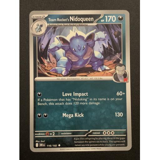 Team Rocket's Nidoqueen 116/182 - Uncommon