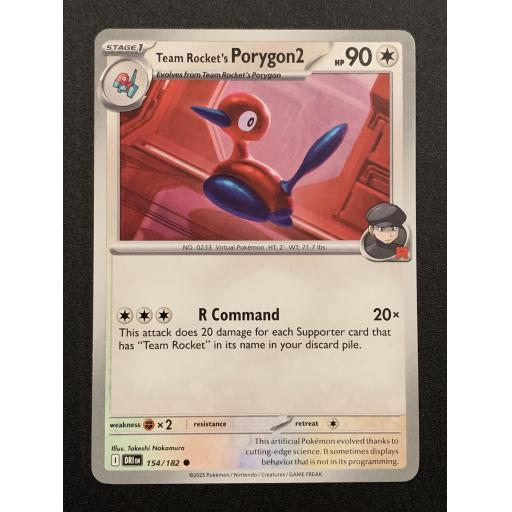 Team Rocket's Porygon2 154/182 - Common