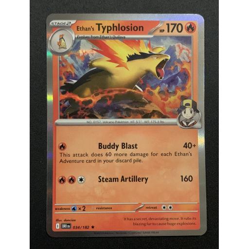 Ethan's Typhosion 034/182 - Rare