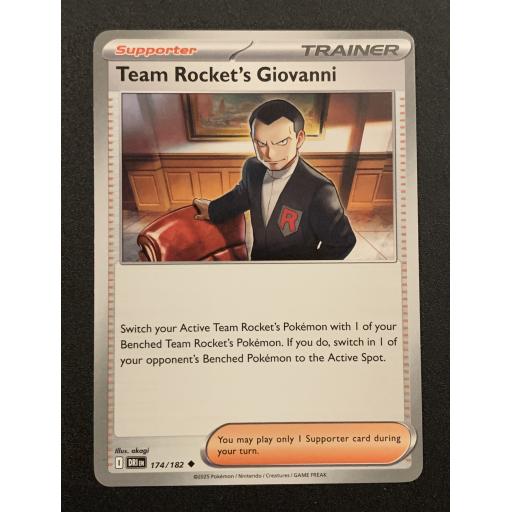 Team Rocket's Giovanni 174/182 - Uncommon