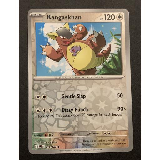 Kangaskhan 151/182 - Reverse Holo Common