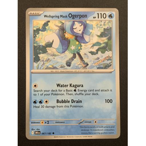 Wellspring Mask Ogerpon 067/182 - Uncommon