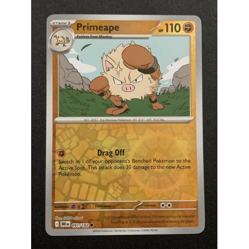 Primeape 091/182 - Reverse Holo Common