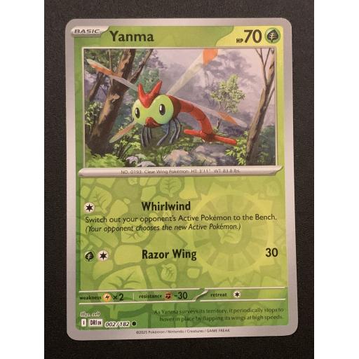 Yanma 002/182 - Reverse Holo Common