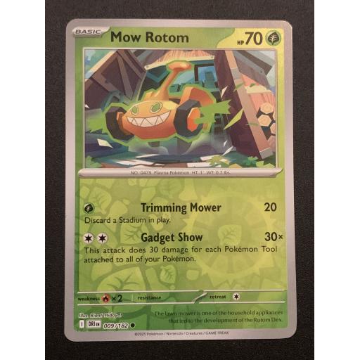 Mow Rotom 009/182 - Reverse Holo Common