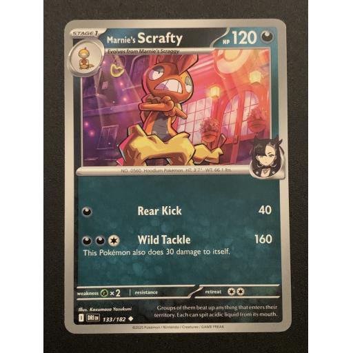 Marnie's Scrafty 133/182 - Uncommon