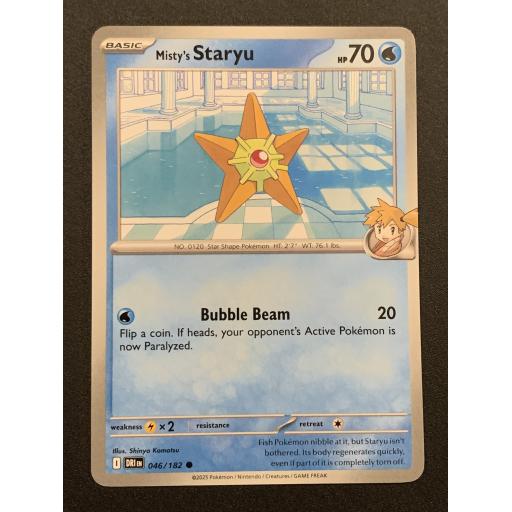 Misty's Staryu 046/182 - Common