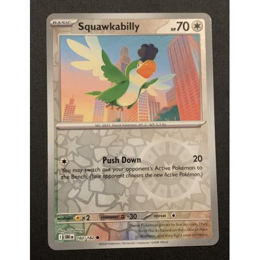 Squawkabilly 160/182 - Reverse Holo Common