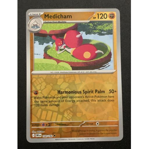 Medicham 100/182 - Reverse Holo Uncommon