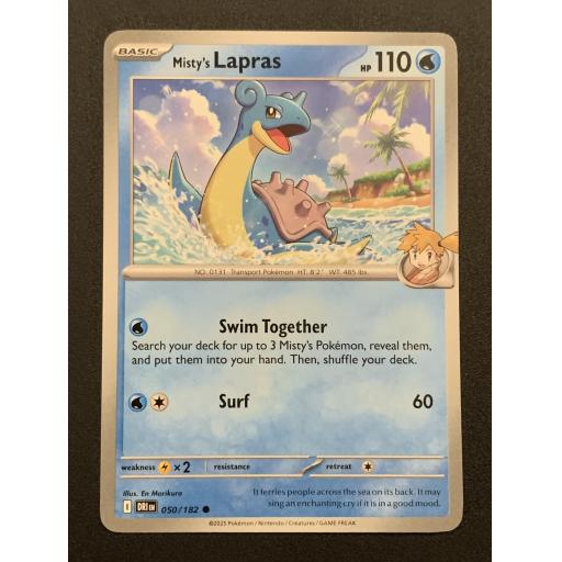 Misty's Lapras 050/182 - Common