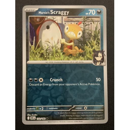 Marnie's Scraggy 132/182 - Reverse Holo Common