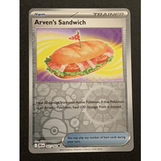 Arven's Sandwich 161/182 - Reverse Holo Uncommon
