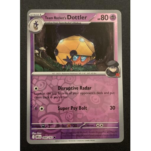 Team Rocket's Dottler 088/182 - Reverse Holo Common