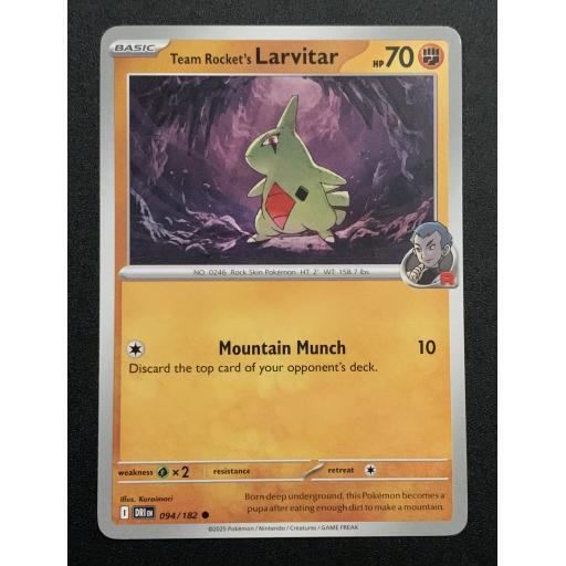 Team Rocket's Larvitar 094/182 - Common