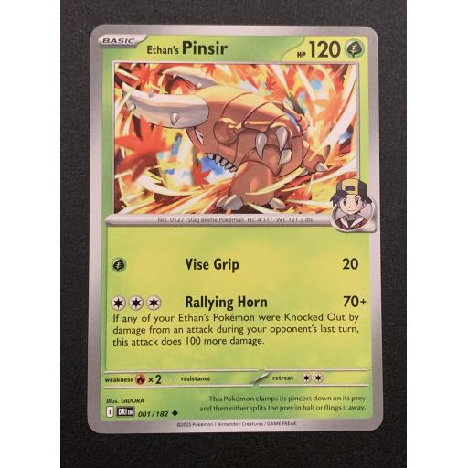 Ethan's Pinsir 001/182 - Uncommon