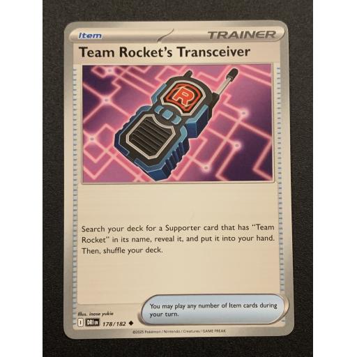 Team Rcket's Transceiver 178/182 - Uncommon