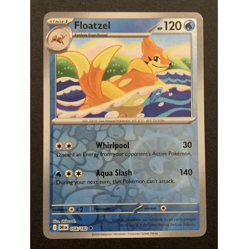 Floatzel 058/182 - Reverse Holo Uncommon