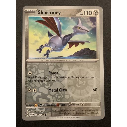 Skarmory 141/182 - Reverse Holo Common
