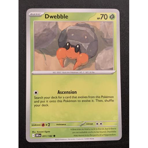 Dwebble 011/182 - Common