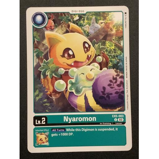 Nyaromon - EX5-003 U