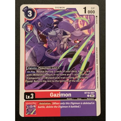 Gazimon - BT18-007 C