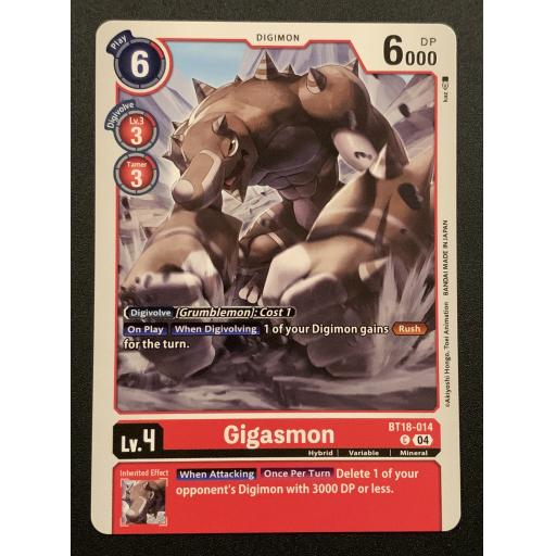 Gigasmon - BT18-014 C