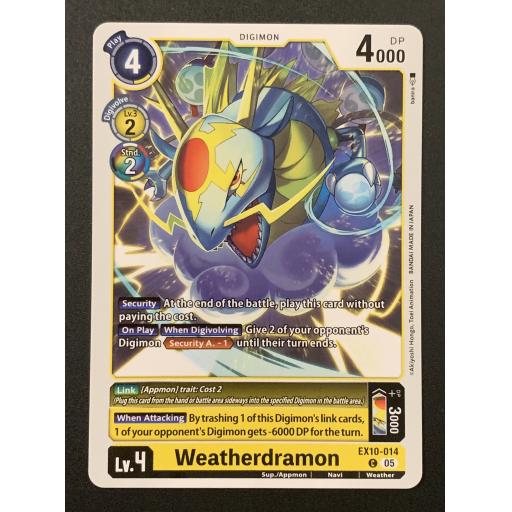 Weatherdramon - EX10-014 C