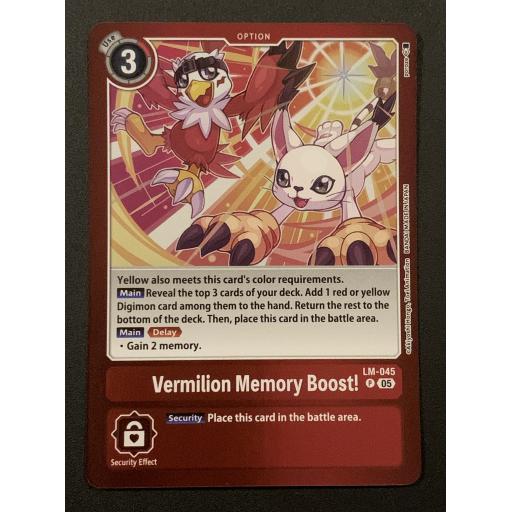 Vermilion Memory Boost! - LM-045 P